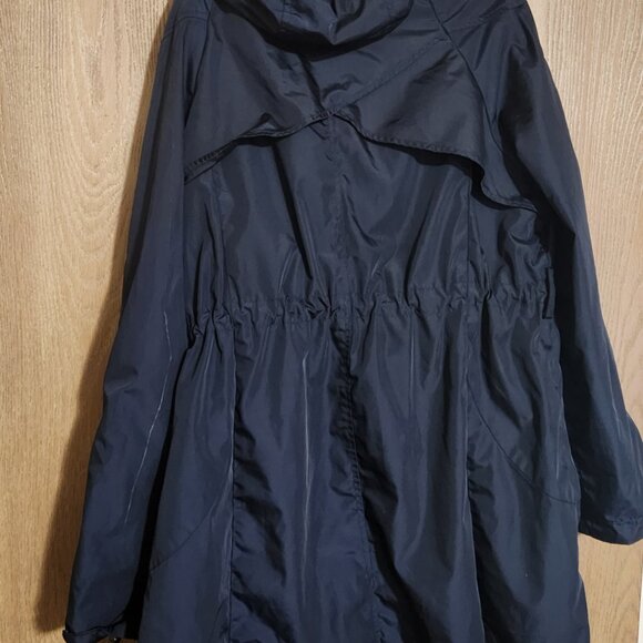 Steve Madden Navy Blue Ladies Jacket With Mesh Lining & Hood Size S/P - Picture 2 of 10